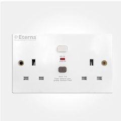A rated RCD Twin socket