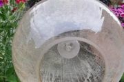 crackle glass hanging ceiling pendant light