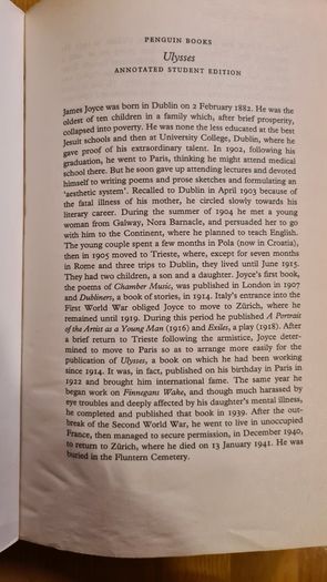 Ulysses Annotated Student. Edition. First Edition. Paperback Penguin 1200 Pages.