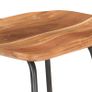 Bar Stools 4 pcs Solid Acacia Wood Image 7