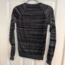 New Next Women's Black and Silvery Sparkly Stripped Cardigan - Size UK 8 Image 3