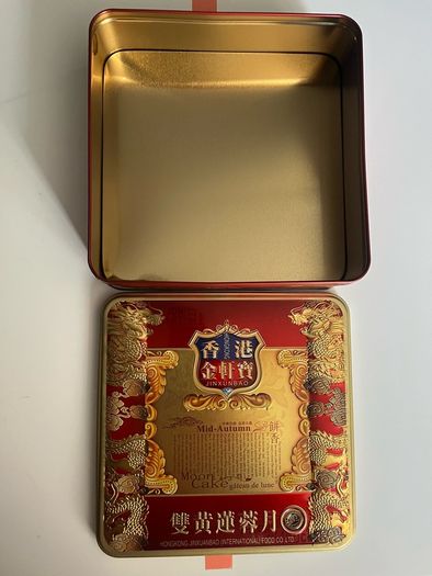 Empty metal box