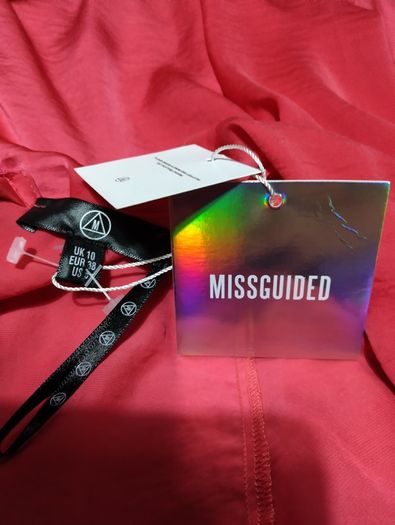 Missguided Wrap Shift Dress, New With Tags