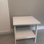 Bedside/ side table white Image 2