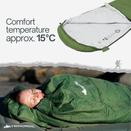 Summer Lightweight Sleeping Bag Long with Anti Sant nag Zipper Compact Ultralight Mummy Sleeping Bags for Adult