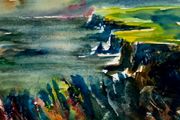 cliffs of moher watercolour