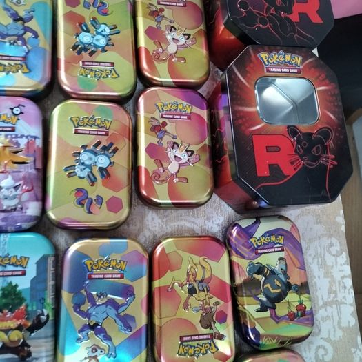 pokemon tins (empty including 151)