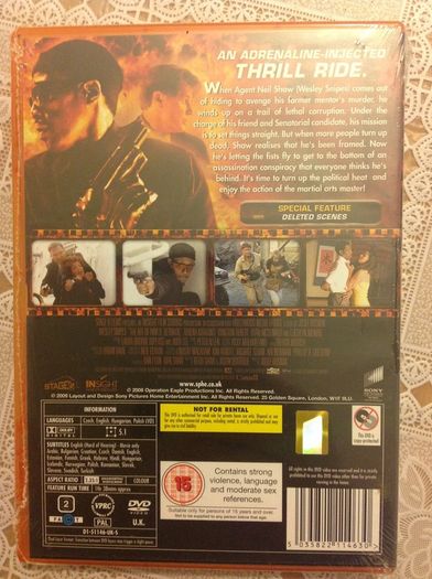 The Art of War II: Betrayal DVD.