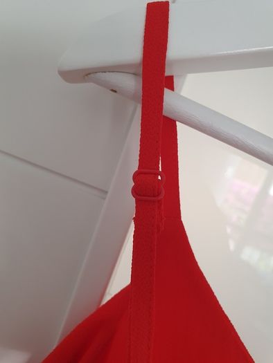 PRIMARK red frill slip dress Sz 14 - Bnwt Rrp 16