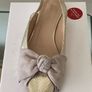Nicky Hoyne Gold flat sling backs Image 2
