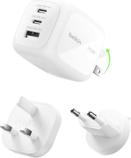 Belkin 3-Port USB-C Plug 70W