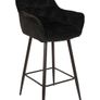 Capri Bottle Velvet Arm Bar Stool Image 3