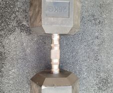 Urban Fitness 25kg Hex Dumbbell