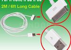 2 Meters Long USB cable for Iphone 4
