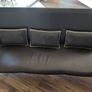 Danish Style Leather Sofa Image 5