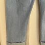 Kalisson Light Wash Turn Up HR Crop Jeans Image 8