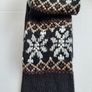 New black scarf lovely design each end tag attached Image 2