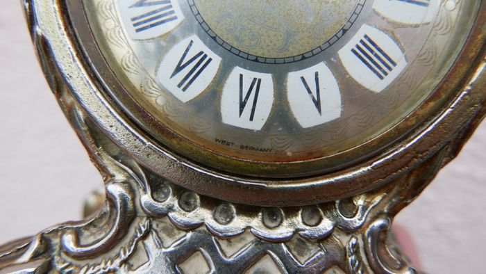 Vintage West German Splendex Working Mantel Clock