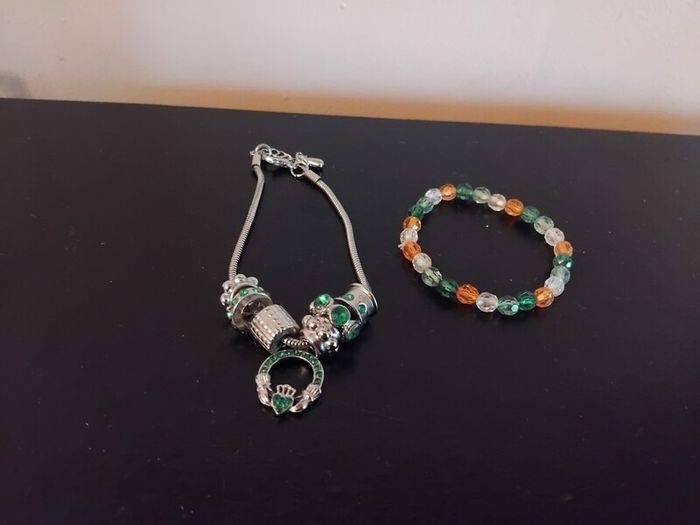 paddys day braclets