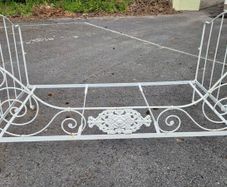 19th Century Cast Iron day bed