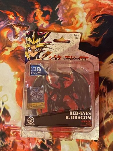 Yugioh red eyes black dragon action figure