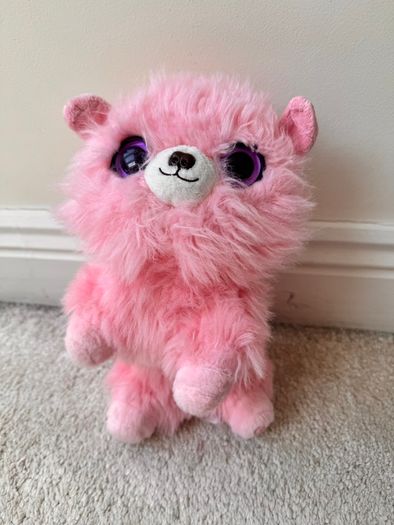 Scruff A Luvs Pink Puppy Dog Cat Kitten Plush Moose approx. 23 cm. Used Please see photos