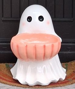 Tall Ceramic Ghost Decoration for Sweets - 24 inches.