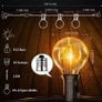 Outdoor LED String Lights Mains Powered 15M/50FT, G40 Waterproof Patio Bistro Hanging Lights with 1W 26 Plastic Bulbs 1 Spare MULTIPLE SIZES AVAILABLE, SEE DESCRIPTION (FREE POSTAGE) Image 7