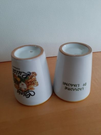 Limoncello ceramic cups