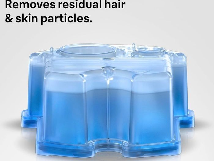 Braun series 9 8 7 Clean and Renew Electric Shaver Cleaning Cartridges, Hygienically Cleans, Removing Residual Hair & Skin Particles,