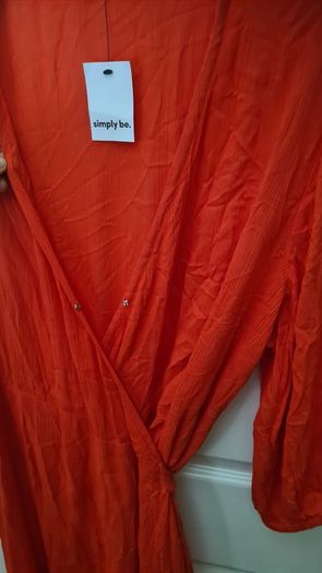Simply Be Wrap Dress Size 18 (nwt)