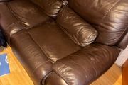 Leather Sofa Free to Collect.