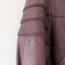 Barneys Originals genuine leather jacket burgundy Size M Medium Image 5