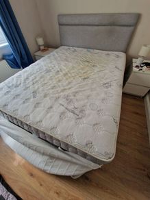 king size divan bed & mattress comfy!