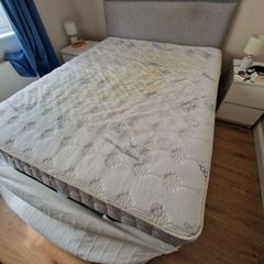 king size divan bed & mattress comfy!