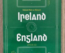 Souvenir Program Ireland v England