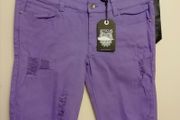 Ladies Atticus Shorts Denim Style Violet New With Tags Size 12, Waist 30 Inches Payment by Paypal or Revolut
