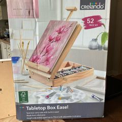 tabletop box easel