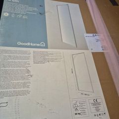 fixed glass shower panel
