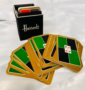 Harrods playing cards