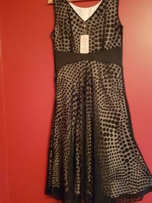 Gorgeos dress black midi brand new Jacques Vert  Size UK 10