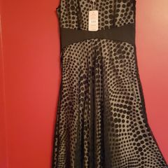 Gorgeos dress black midi brand new Jacques Vert  Size UK 10