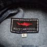 Men's  classic mid wash blue denim long sleeve shirt, XL Image 2