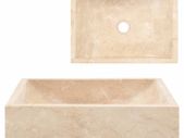 Sink 45x30x12 cm Marble Cream