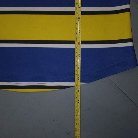 Old Ruts FC (S) Player Issue Rugby Jersey  Raging Bull Shirt  Yellow Blue Small