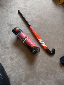 Adidas Kids Hockey stick and guards