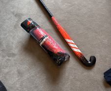 Adidas Kids Hockey stick and guards