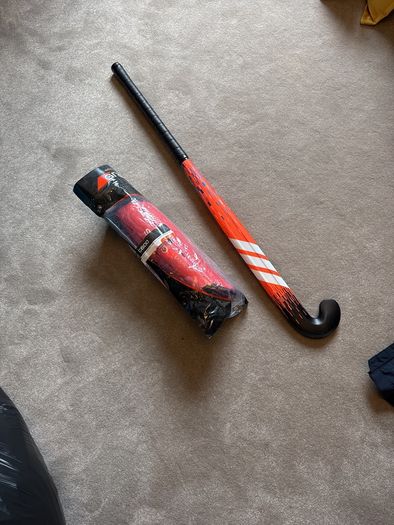 Adidas Kids Hockey stick and guards