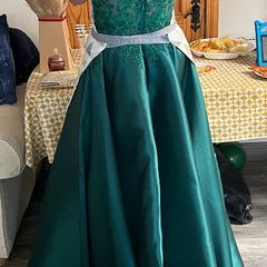 green debs dress