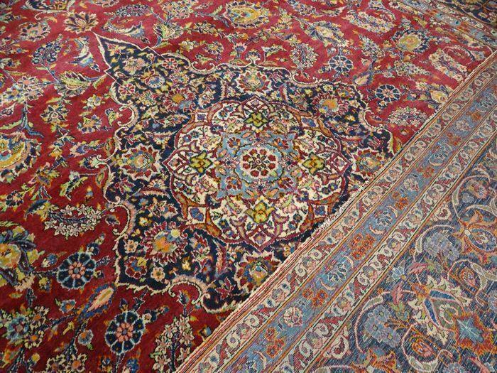 P.ersian Old Kashan Rug.4.1x2.93m (AK)